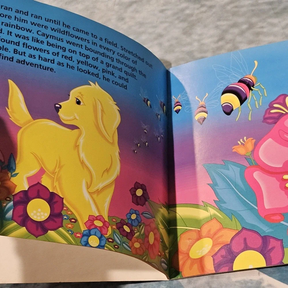 Vintage Lisa Frank The Best Adventure Casey & Caymus Kids Book 1997